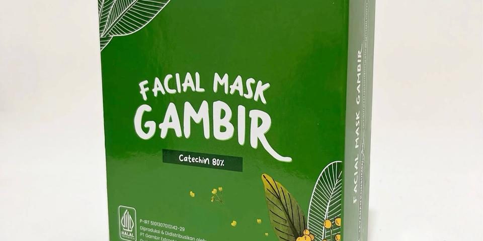 Cetak Packaging Facial Mask Gambir