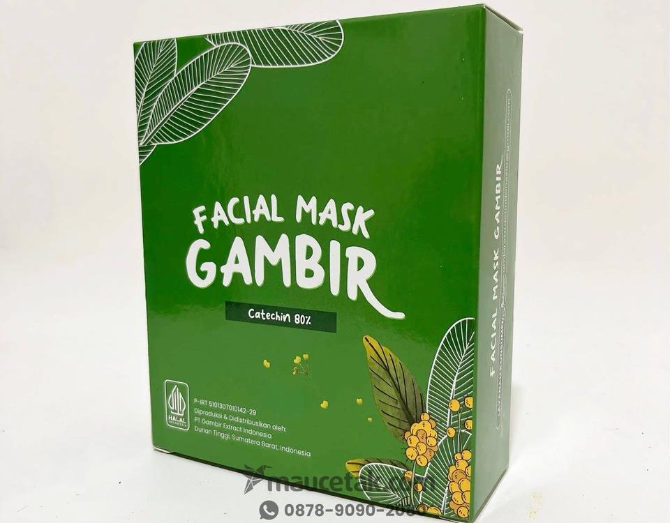 Cetak Packaging Facial Mask Gambir