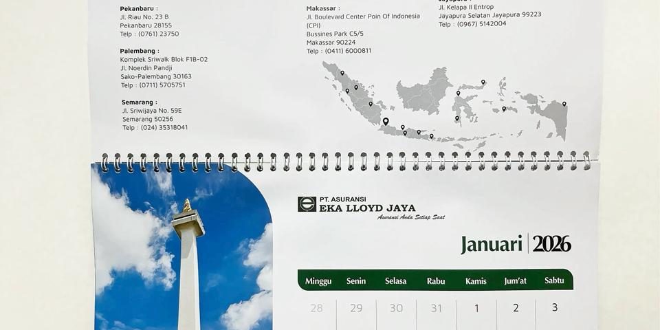 Cetak Kalender EKA LLOYD JAYA