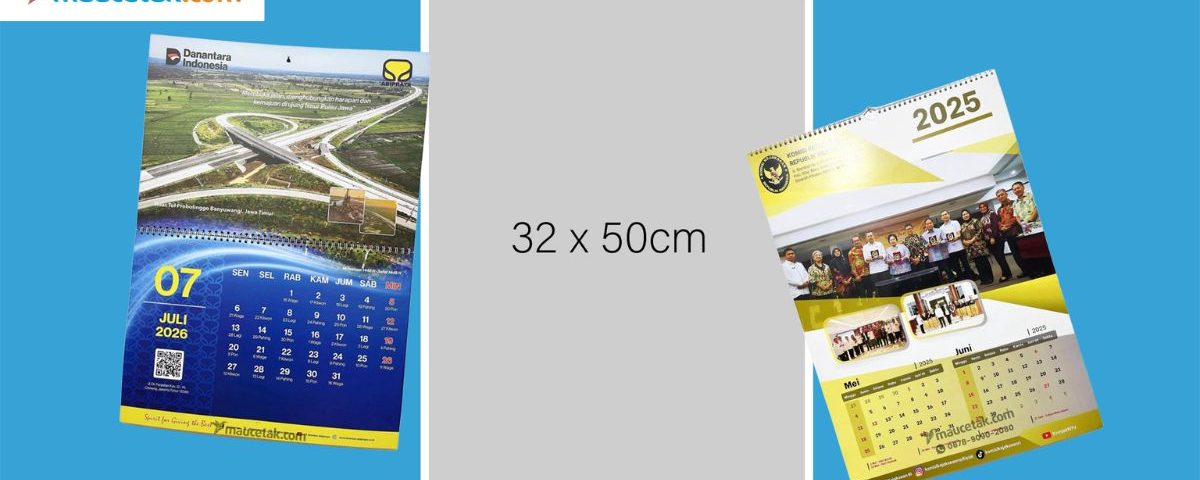 Ukuran Kalender Dinding