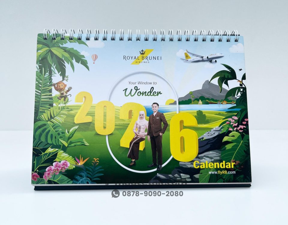 Kalender Meja Custom