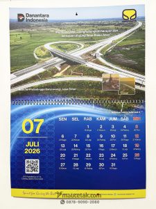 Cetak Kalender Dinding BUMN Custom