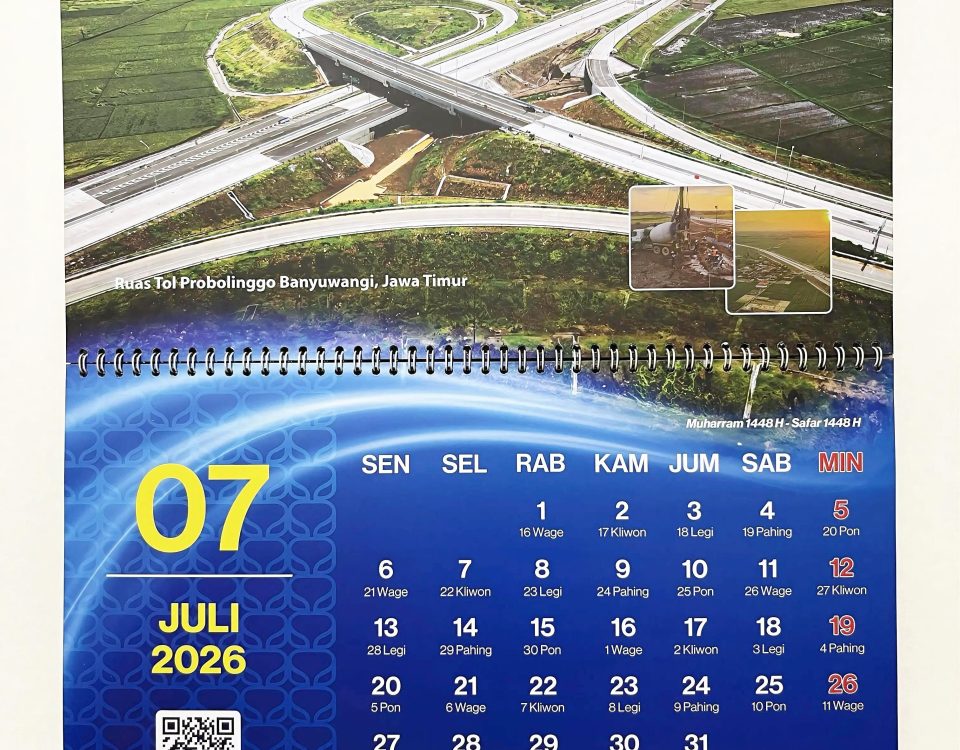 Cetak Kalender Dinding BUMN Custom