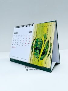 Cetak Kalender Meja Die cut custom