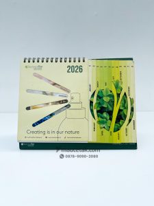 Cetak Kalender Meja Die cut custom