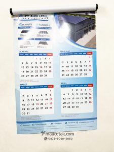 Cetak Kalender Custom PT Auri Steel