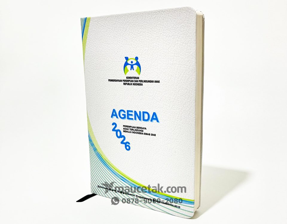 Cetak Agenda Cover Kulit Custom